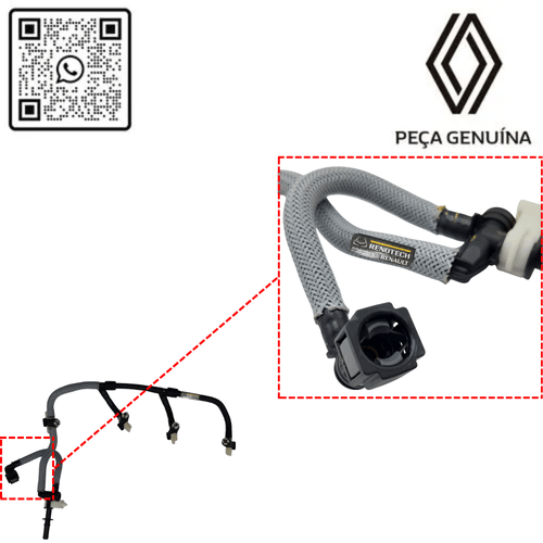 RN 16979R 166716979R MANGUEIRA DE RETORNO DOS BICOS INJETORES MASTER 2.3 16V M9T - 3